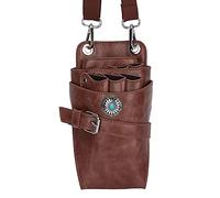 OPPWONG Borsa a Forbice per Parrucchiere, Supporto per Forbice della Custodia a Forbina Barbiere, Strumenti per Parrucchiere Contesa Grande capacità di Grande capacità per Utensili con Cintura