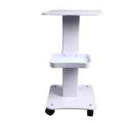 OPPWONG Carrello per Bellezza, Carrello per Salone a 3 Livelli con Ruote Silenziose a 360 Gradi e Cestello Portaoggetti, Ideale per Salone di Bellezza, Parrucchiere e Centro Benessere