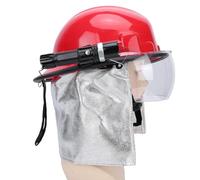 OPPWONG Casco di Salvataggio, Protezione Super Resistente per Vigili del Fuoco, Fibbia Regolabile per Combattere le Operazioni di Salvataggio in Miniera Edile
