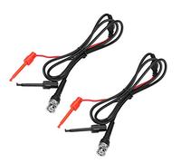 OPPWONG Cavi Coassiali per Test BNC da 2 Pezzi, Cavi di Collegamento Filettati, per Test Ad Alta stabilità per Interfaccia BNC dell'oscilloscopio