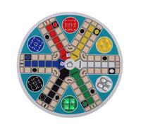 OPPWONG Classic Ludo Board Game, Resistente Set per 6 Giocatori | Interazione genitore-figlio, regole facili da comprendere, vivace gioco di società