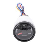 OPPWONG Contagiri Digitale da 52 Mm, Contagiri da 6000 Giri/min, Contaore LCD Retroilluminato con 7 Opzioni di Colore, Ideale per Auto, Camion, Barche e Motori a Benzina Marini (Quadrante nero