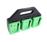 OPPWONG Contenitore per 6 Batterie per Batterie Makita BL1820B BL1860B | ABS Durevole, Archivio a Sei Slot, Fissaggio a Scatto, Cantieri, Accesso Ai , Scatola di Stoccaggio per BL1830B