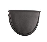 OPPWONG Copertura per Putter da Golf, Copertura per la Testa della Mazza a 3 Strati Ultra Spessa, con Chiusura con Gancio Resistente per Putter con Albero Centrale (BLACK)