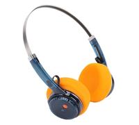 OPPWONG Cuffie retrò, Cuffie Auricolari Wireless Bluetooth 6.0 con Microfono, Durata della Batteria di 20 Ore, Bassi Potenti, Suono Ad Alta Risoluzione, per Chiamate Musicali e Giochi (Blu