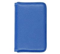 OPPWONG Custodia per Titoli di Biglietti da Visita, Carta di Credito Name Card Card Worth Wortht Pullo per Biglietti da Visita con Fibbia Magnetica per Uomini e Donne, 4.1x2.6x0.8in (BLUE)