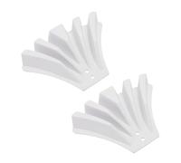 OPPWONG Deviatore per Grondaia da 2 Pezzi, Dispersione dell'Acqua Piovana per Pluviali 3x4 e 3x2, Protegge Le Fondamenta, Installazione Senza Strumenti Complessi (White)