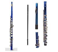 OPPWONG Flauto a 16 Tasti a Foro Chiuso, Chiave C, Rame Tesoro Blu | Corpo in Rame, Pratica per Principianti per Bambini, Accordatura in Do, Diteggiatura Reattiva, Uso Portatile, Strumento a