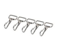OPPWONG Ganci a Scatto Girevole, Gancio Rotante Gancio a Scatto Pesante 304 Clamp/Holder Metallici in Acciaio Inossidabile 5pc Ganci a per il Calcolo del Guinzaglio per il Cagnolino 29 Mm
