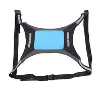 OPPWONG Gilet Illuminato a LED, Luci Sul Pannello Flash con Suono e Fremito Intensità della Batteria Carica da 2 a 3 Ore Bagliore da 4 a 6 Ore Batteria Scarica Spegnimento Automatico (BLUE)