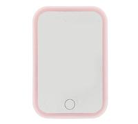 OPPWONG Girls Vanity Mirror, Specchio per Trucco per Scrivania Specchio Illuminata Posa LED Controllo Toccole Quadrato di Trucco Illuminato Desktop Riempimento in luminosità Regolabile vanità Rotativo