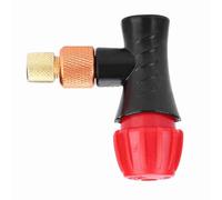 OPPWONG Gonfiatore per Pneumatici per Bici a CO2, Pompa Adattatore per Bicicletta per Bici da Strada Zincata in Lega di Alluminio, Mini Pompa Portatile con Valvola a Doppia Testa con Ugello Regolabile