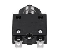 OPPWONG Interruttore, Pulsante di Ripristino dell'Interruttore con Pulsante Push Manuale di Ripristino Termico per Protezione di Sovraccarico di Corrente (10A)