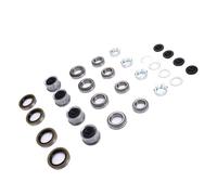OPPWONG Kit Cuscinetti Assale per Rimorchio, 4 Set con Guarnizioni per Grasso a Doppio Labbro e Cuscinetti di Precisione, per Assali per Rimorchio da 3500 Libbre da 1 1/16 a 3/8 Pollici 84 Mandrini