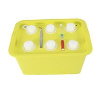 OPPWONG Kit di di Coltivazione, 6 Fori di Autoacqua Kit di Coltivazione Aquaponics Growing System Hydro Ponic Grow System Boxect with with Aquarium Air Planting Box per Giardino (Green)