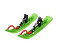 OPPWONG Kit Slitta da Neve Go Kart con Sci in Plastica, Antiscivolo Antiurto con Presa Migliorata, Compatibile con più Go Kart, Ideale per Progetti Fai da Te