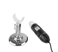 OPPWONG Lente D'ingrandimento USB 500X con Luce LED | Regolazione della messa a fuoco, Ideale per il rilevamento, Realizzato per la valutazione di gioielli, Design intuitivo,