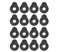 OPPWONG Lucchetti per Tracolla per Chitarra da 16 Pezzi, Adattatore Universale in Gomma per Ukulele Acustico Basso Elettrico, vestibilità Senza Perforazione, con compatibilità di