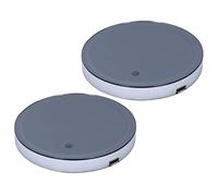 OPPWONG Luci del Supporto a Tazza a LED per Auto, Bunghette per Auto con Tazza Automobilistica con Cavo di Ricarica USB 2 PCS 7 Colori 3 modalità USB Ricarica Universale per