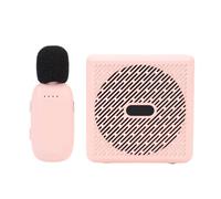 OPPWONG Megafono Wireless, Microfono Lavalier Megafono Bluetooth Trasmissione Chiara e qualità del Suono Stabile per Lezioni Educative, Discorsi Pubblici, Visite Guidate