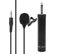 OPPWONG Microfono Lavalier, Microfono a Condensatore Omnidirezionale con Clip, Microfono da Bavero, per Sassofono, Accessori Cablati per Strumenti Musicali Professionali, per (5 metri di