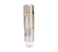 OPPWONG Microscopio Digitale USB 1600x Wifi 8 LED con Regolazione Continua | Custodia in ABS, Batteria Ricaricabile 800 MAh, Fotocamera USB, Supporto e IOS, Windows OS X, Utilizzo Sul Campo PCB
