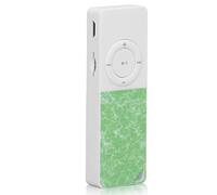 OPPWONG Mini Lettore Musicale MP3 Dal Design Raffinato per L'intrattenimento e L'apprendimento, Supporto per Schede di Memoria Fino a 64 GB, 1 Lettore MP3 (batteria inclusa) (GREEN)