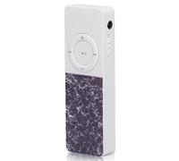 OPPWONG Mini Lettore Musicale MP3 Dal Design Raffinato per L'intrattenimento e L'apprendimento, Supporto per Schede di Memoria Fino a 64 GB, 1 Lettore MP3 (batteria inclusa) (BLACK)