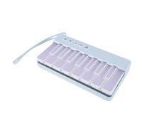 OPPWONG Mini Pianoforte a Tastiera, Strumento Musicale Portatile, Pianoforte Elettronico per Bambini con Luci Colorate, Timbri di Strumenti e Filastrocche, Ideale per Bambini Piccoli, Compleanni e