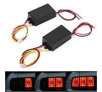 OPPWONG Modulo Controller Fanale Posteriore Flash Dinamico Sequenziale per la Modifica degli Indicatori di Direzione Dell'auto Universale in 3 Fasi (DC12V)