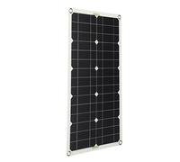 OPPWONG Pannello Solare Portatile, Pannello per Pannelli Solari Solare con Alta stabilità 100W per Campeggio Marittimo per Auto