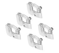OPPWONG Piede della Pressa Cantante, Bias Lessing del Nastro Bias del Piede per Motunno Multifunzione 5pcs per del Nastro Portatile Larghezza Regolabile Larghezza Regolabile in Acciaio Inossidabile