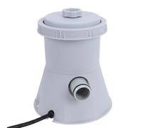 OPPWONG Pompa Filtro per Piscine Fuori Terra da 300 GPH, Design Efficiente per la Limpidezza dell'Acqua Frizzante nelle Piscine da Giardino, Realizzata in ABS Resistente (Spina UE 220-240 V)