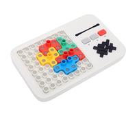 OPPWONG Puzzle di Abbinamento di Modelli a Blocchi Gioco STEM Gioco Educativo Rompicapo Elettronico Puzzle Portatile Abbastanza Compatto Come Regalo Accattivante per Bambini