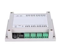 OPPWONG RJ45 /IP Telecomando Interruttore relè A 8 250 V CA 10 A Modulo di Controllo della Rete Domestica Intelligente per L'automazione (WHITE)