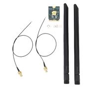 OPPWONG Scheda Wireless WiFi 6E, Modulo WiFi Bluetooth 5.2 Tri Band 2.4Ghz 5Ghz 6Ghz 4200Mbps, Adattatore di Rete per Wins 10 11 con Antenna 8dBi, Interfaccia M. NGFF