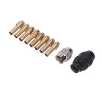 OPPWONG Set di Pinze per Mandrino Autoserrante, Accessori per Utensili in Ottone da 8 Pezzi con Bloccaggio Ad Alta stabilità, per Utensili a Batteria e con Cavo
