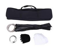 OPPWONG Softbox per Ombrello per Fotografi, 90 Cm |Pieghevole One Touch, Design Parabolico Profondo, Doppi Diffusori e Griglia a 45°, Softbox Pieghevole per Fotografia e Video in Studio