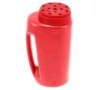 OPPWONG Spargi di Semi di, Diffusione della Diffusione del Sale Pentola per Pentole Spallificante Spargitori a Mano per Shaker Portatile per Semi di Prato, Calcio, Deicer, Semi di, (Rosso)