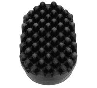 OPPWONG Spazzola per Capelli Ricci in Gomma, Spazzola Dal Design Ergonomico Ovale, Pettine Lavabile e Riutilizzabile con Plettro Afro in Metallo, Ideale per Dreadlocks, Riccioli Afro, Uomini e Donne