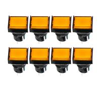 OPPWONG Square Momentary Push Button, Easy Install 16mm (20PCS)