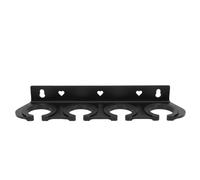 OPPWONG Supporto Multimicrofono, Organizer in Ferro per Microfono, Supporto con Anelli Antiscivolo Dal Design Resistente, Ideale per per Microfono Wireless Dinamico Cablato Portatile o a Parete