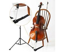 OPPWONG Supporto Regolabile per Puntale di Ancoraggio per Violoncello con Anello in Metallo e Cuscinetto in Spugna per Esercitazioni del Violoncellista in Blu e Nero (A)