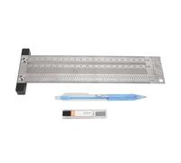 OPPWONG T Quadrato Righello, in Acciaio Inossidabile in Acciaio in Legno di Marcatura di Marcatura Ingegnere Strumenti di Scrittura del Righello per Legno 8 Pollici Segnali per