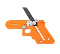 OPPWONG Tagliabordi, 8 Mm R1,5 Mm Specifiche Livella a Bolla Ferro per Bordare i Bordi con Spinta Parallela con Acciaio Legato in ABS e Impugnatura Ergonomica Pialla Elettrica