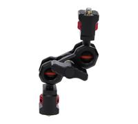 OPPWONG Testa a Doppia Sfera a Sgancio Rapido con Braccio Articolato da | Lega di Alluminio, O-ring in Gomma, Gabbie e Treppiedi per Fotocamera, Monitor da Campo e Luci a LED, Braccio di Montaggio