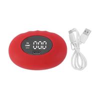 OPPWONG Tester Elettronico per la Forza della Presa della Mano Dinamometro da 396 Libbre con Impugnatura Antiscivolo in Silicone per la Riabilitazione Dell'allenamento delle (WINE RED)