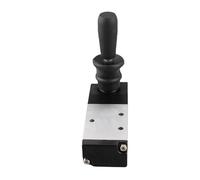 OPPWONG Valvola di Controllo Manuale Pneumatica Valvola a Leva a 5 Porte e 3 Posizioni di Alta qualità per Uso Industriale 0~0,8 MPa (4H230-08)