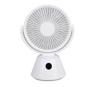 OPPWONG Ventilatore da Tavolo, Risparmio di Spazio, Ricarica USB, Design | Posizionamento multifunzionale, display digitale chiaro, impostazioni a 3 velocità, leggero