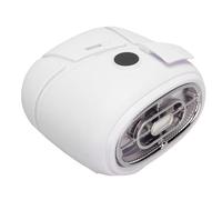 OPPWONG Ventilatore Portatile, Display Digitale a LED Regolabile a 100 Marce, Ventola di Raffreddamento Ricaricabile con Scatola per Aromaterapia per Agricoltori Che Lavorano (WHITE)